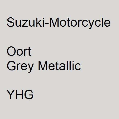 Suzuki-Motorcycle, Oort Grey Metallic, YHG.